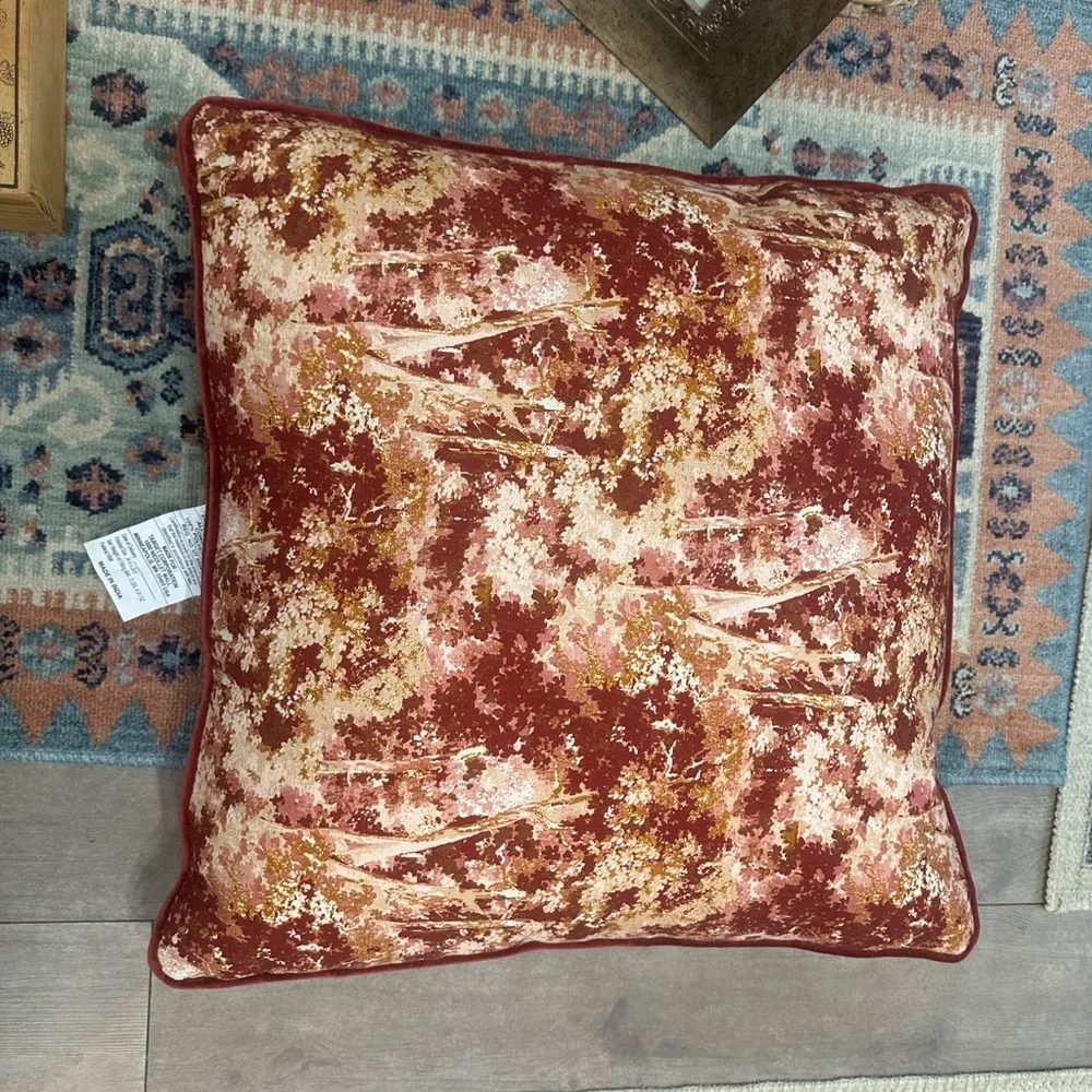 New Threshold X Studio McGee 24x24 Abstract Throw Pillow Abstract Tree Victorian
